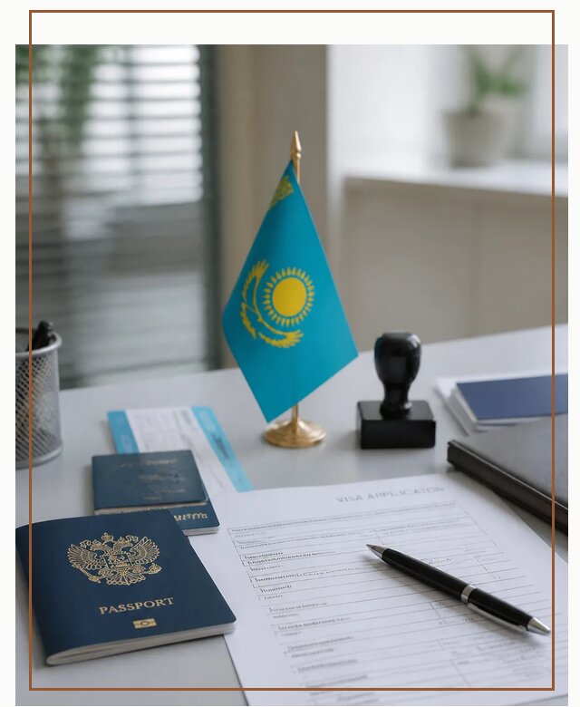 Оформление визы в Казахстан для поездки и работы в Томске