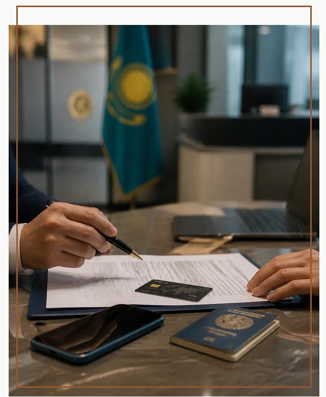 Открытие счета и банковской карты в Казахстане в Томске